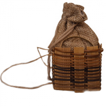 Knecht Ruprecht, Schmutzli - mit Buckelkraxe und Rute